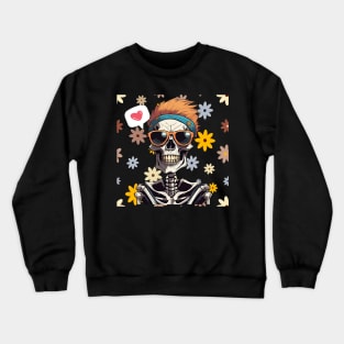 Skeleton in love Crewneck Sweatshirt